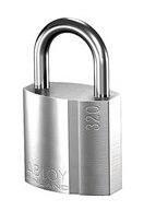Замок навесной Abloy (Аблой) PL320, дужка 5 мм, 20 мм, C-Clsssic (360 млн. вариантов ключа)