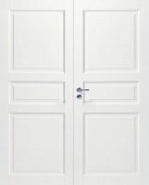 фото дверь белая массивная swedoor by jeld-wen craft 101, двустворчатая