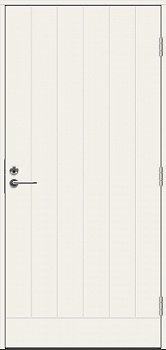 Теплая входная дверь SWEDOOR by Jeld-Wen Function Barents Eco с замком ASSA 565, белая