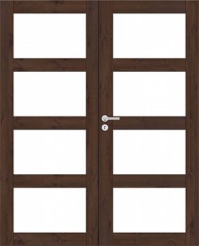 фото дверь swedoor by jeld-wen unique rustic 348, двустворчатая