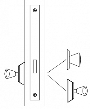 Корпус замка Abloy (Аблой) 4208