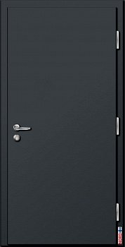 фото тёплая входная дверь nord fin doors nfd11, серая, в комплекте с фурнитурой abloy