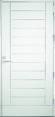 UO6 (O6T09WR2) Thermo KASKI глухая, Белая NCS S 0502-Y, 9*21, ПРАВАЯ, замок LC200