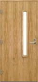 фото теплая входная дверь swedoor by jeld-wen function volga eco шпон дуба