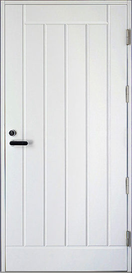 UO1 (O1T09WR2) Thermo KASKI глухая, Белая NCS S 0502-Y, 9*21, ПРАВАЯ, замок LC200