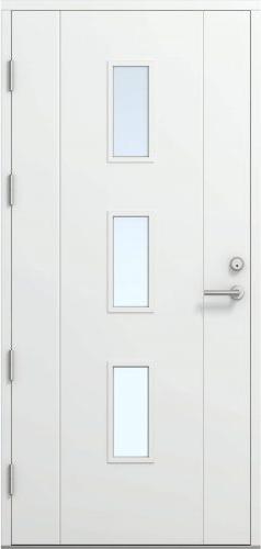 Дверь входная Kaski UOL21, Белый NCS S 0502-Y, M10x21, Левая