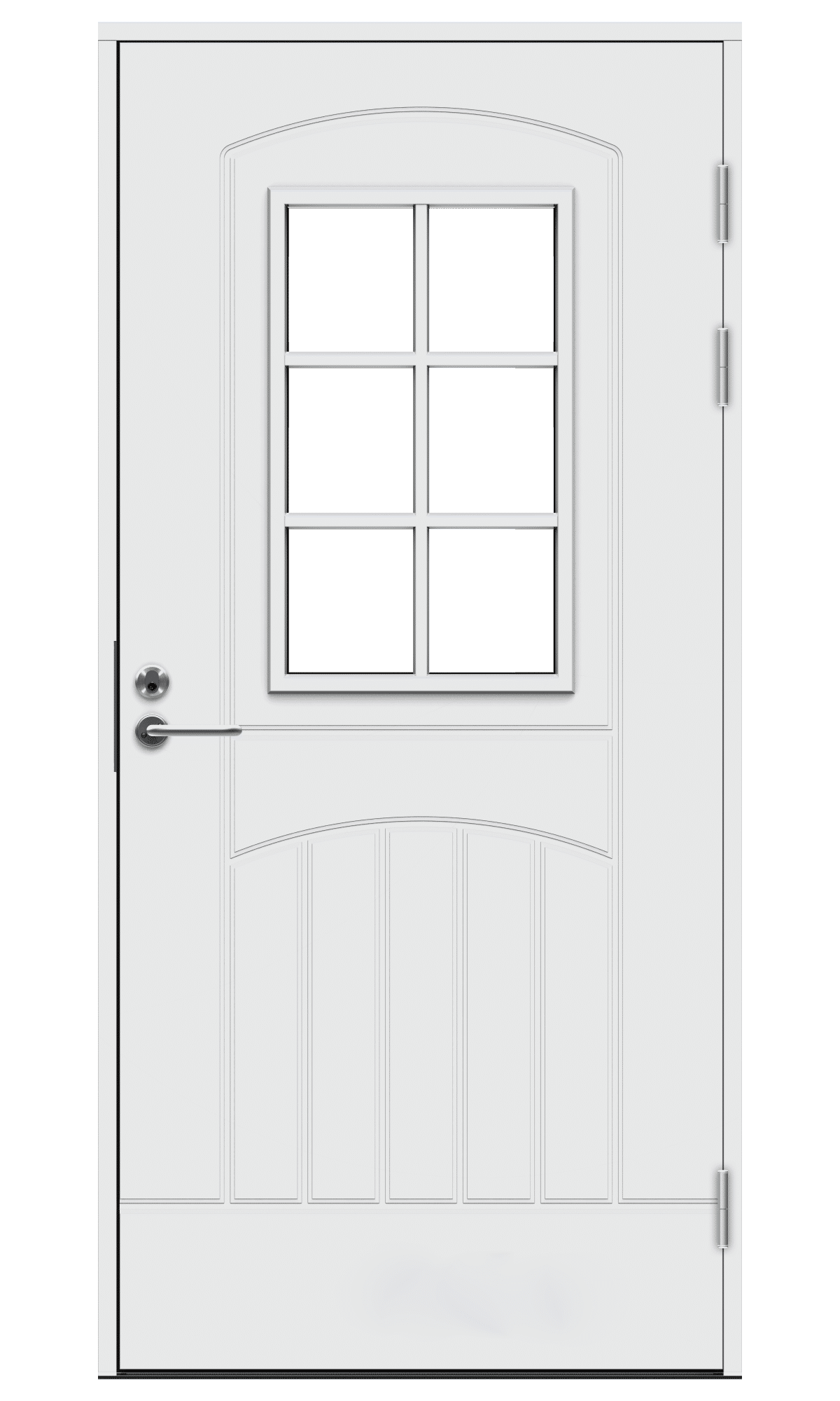 фото теплая входная дверь swedoor by jeld-wen function f2000 w71, белая
