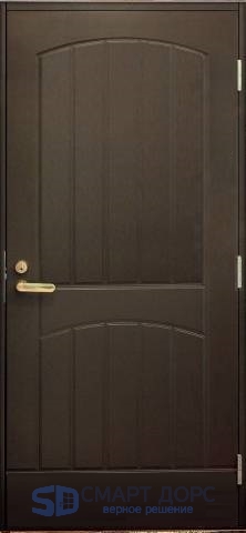 Теплая входная дверь SWEDOOR by Jeld-Wen Function F2000, коричневая (цвет RR32),  М9x21,  Правая