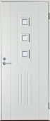 фото теплая входная дверь swedoor by jeld-wen basic b0060, белая
