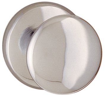 Ручка-кнопка DP116 R, латунь хромированная (упаковка DIY) Abloy