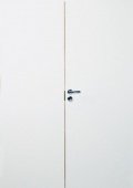 фото ответная часть белой гладкой двери swedoor by jeld-wen easy 201 7х21
