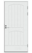 фото теплая входная дверь swedoor by jeld-wen function f2000, белая