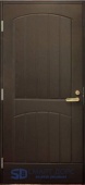 фото теплая входная дверь swedoor by jeld-wen function f2000 eco, коричневая (цвет rr32)