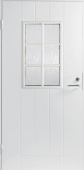 фото теплая входная дверь swedoor by jeld-wen basic b0015, белая