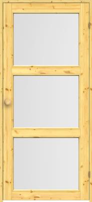 Дверь SWEDOOR by Jeld-Wen Sauna Retro SL37, прозрачное стекло, коробка и ручка сосна
