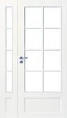 фото дверь белая массивная swedoor by jeld-wen craft 104 + расширение