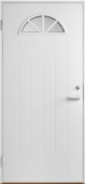 Теплая финская входная дверь SWEDOOR by Jeld-Wen Basic B0050, белая