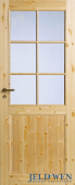 фото дверь сосновая swedoor by jeld-wen tradition 52, прозрачный лак