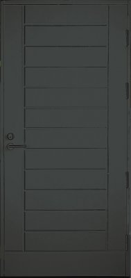 UO6 (O6T09GR2) Thermo KASKI глухая, Серая RR23, 9*21, ПРАВАЯ, замок LC200