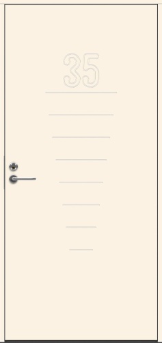    SWEDOOR by Jeld-Wen Character Numerus Eco, 10x21, 