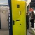 Теплая входная дверь SWEDOOR by Jeld-Wen Character Pulse, желтая, размер 10*23, правая