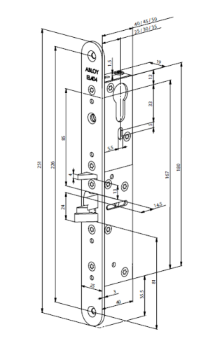 Замок электромеханический Abloy (Аблой) EL404