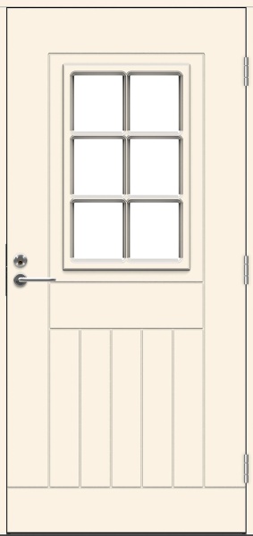 Теплая входная дверь SWEDOOR by Jeld-Wen Function Wadden Eco, М10x21, Правая