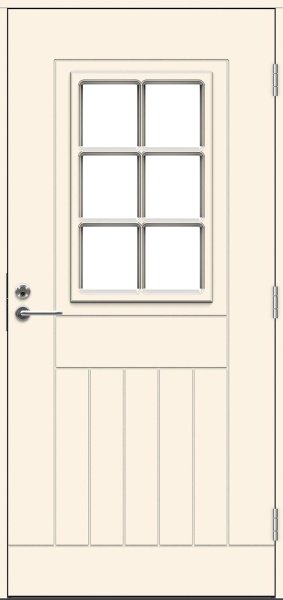 Теплая входная дверь SWEDOOR by Jeld-Wen Function Wadden Eco, М10x21, Правая