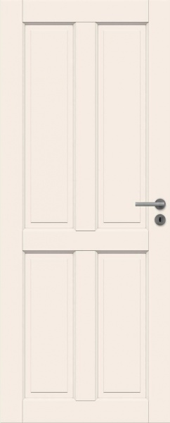Дверь белая массивная SWEDOOR by Jeld-Wen Craft 122, M9x21, Левая, Белый NCS S 0502-Y