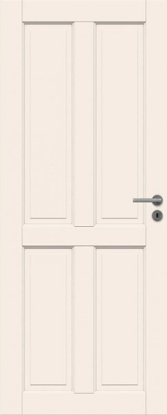 Дверь белая массивная SWEDOOR by Jeld-Wen Craft 122, M9x21, Левая, Белый NCS S 0502-Y