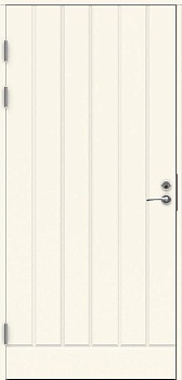 Теплая финская входная дверь SWEDOOR by Jeld-Wen Function F1894 белая