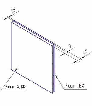 фото добор прямой 5 мм, шириной 400 мм