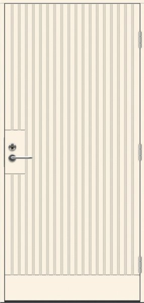 Теплая входная дверь SWEDOOR by Jeld-Wen Function Atlantic Eco, М10x21, Правая