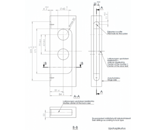 Замок электромеханический Abloy (Аблой) EL583 OneFIT