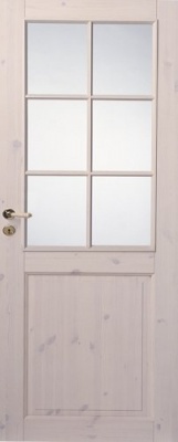 Дверь сосновая SWEDOOR by Jeld-Wen Tradition 52, белый лак фотография