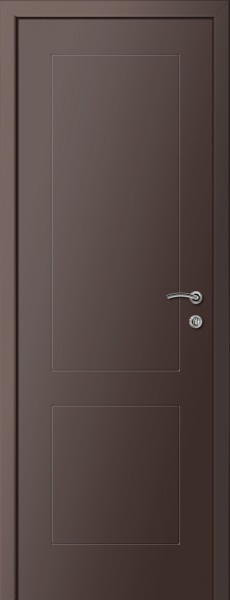 Дверь Капелли Multicolor Ф2К, M7x21, RAL8017 - коричневый