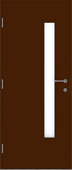 Дверь входная Kaski Tallinn, тёмно-коричневая
