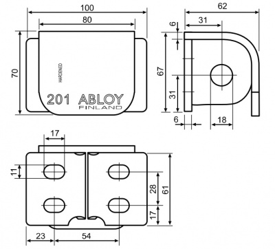  Abloy PL201/203       18 .