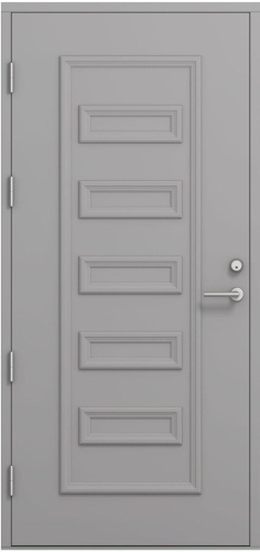 Дверь входная Kaski Karava, Белый NCS S 0502-Y, M10x21, Левая