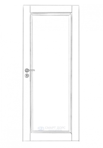  Дверь Смарт Дорс модель 127, Белый NCS S 0502-Y, M10x21