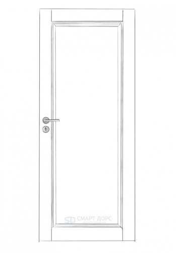 Дверь Nord Fin Doors модель 127, Белый NCS S 0502-Y, M10x21