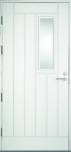 Дверь входная Kaski UOL8, Белый NCS S 0502-Y, M10x21, Левая