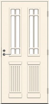 фото теплая входная дверь swedoor by jeld-wen classic scott eco