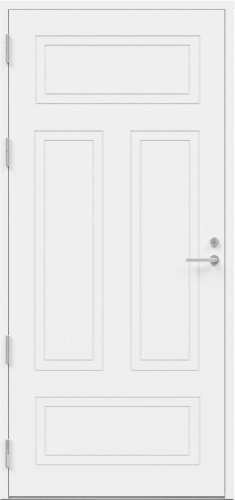 Дверь входная Kaski UO9, Белый NCS S 0502-Y, M10x21, Левая