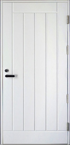 UO1 (O1T1023WR2) Thermo KASKI глухая, Белая NCS S 0502-Y, 10*23, ПРАВАЯ, замок LC200