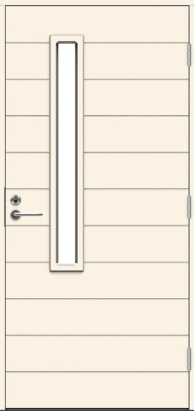 Теплая входная дверь SWEDOOR by Jeld-Wen Function Fundy Eco, М10x21, Правая
