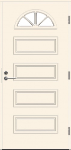Теплая входная дверь SWEDOOR by Jeld-Wen Classic Handel Eco, M10x21, Правая