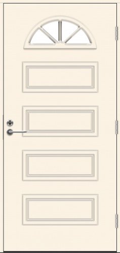 Теплая входная дверь SWEDOOR by Jeld-Wen Classic Handel Eco, M10x21, Правая