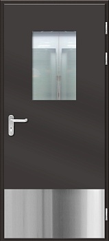 Дверь многофункциональная Норд Бета с прямоугольным стеклом