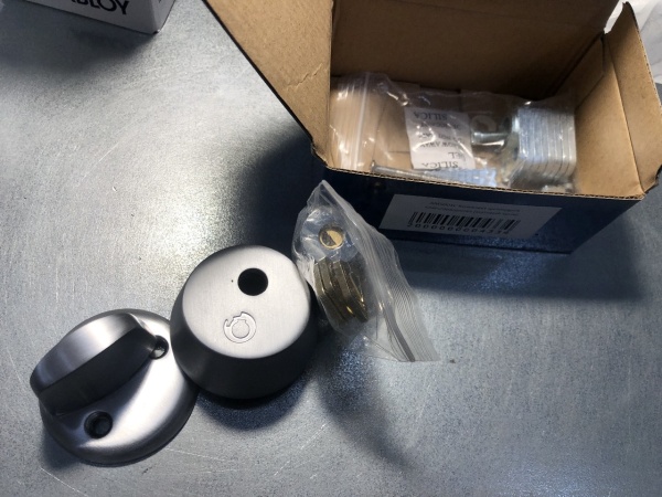 Цилиндр AMSEC AMS001C ключ / поворотная кнопка, матовый хром